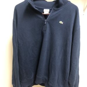 Lacoste men’s quarter zip sweater